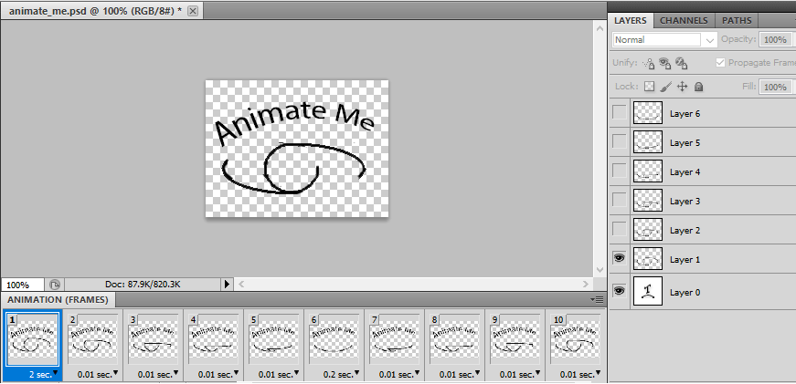 How to Create a Simple Animated Gif (Illustrator and Photoshop) / Animation